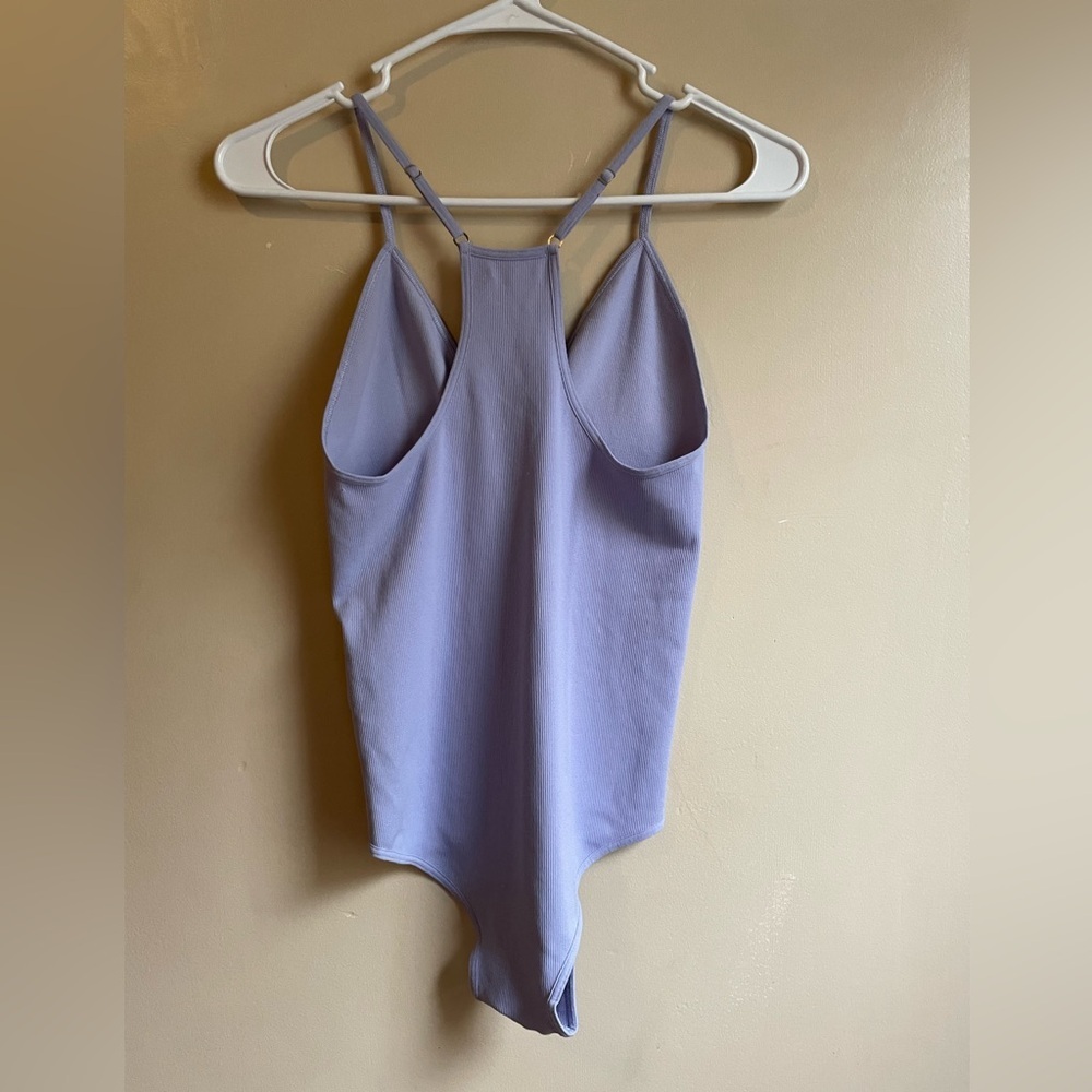 Intimately Free Free People Move Along Ribbed
Lilac Purple Bodysuit sz m/L - Picture 6 of 8